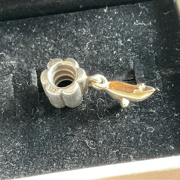 Pandora two tone dangling shoe charm - Picture 6 of 7